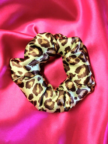 Eco Leopard Scrunchie