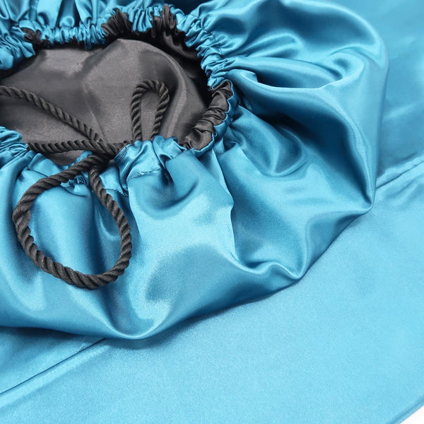 Teal Bonnet and Pillowcase Set