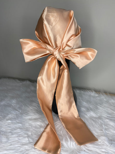 Peach Hooded Scarf