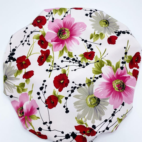 Red Blossom Bouffant