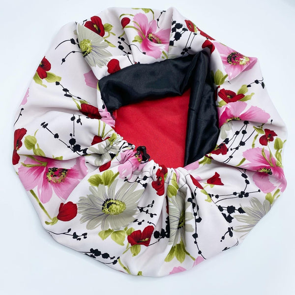 Red Blossom Bouffant