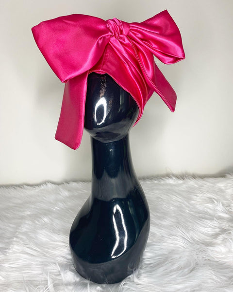 Hot Pink Hooded Scarf