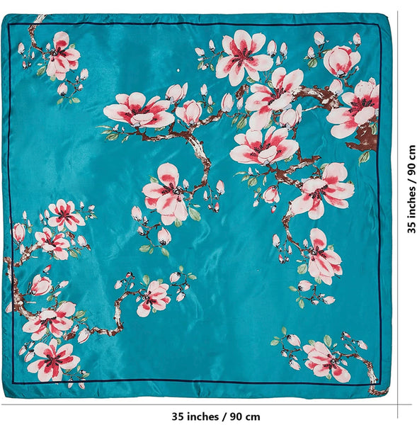 Cherry Blossom XL Square Scarves