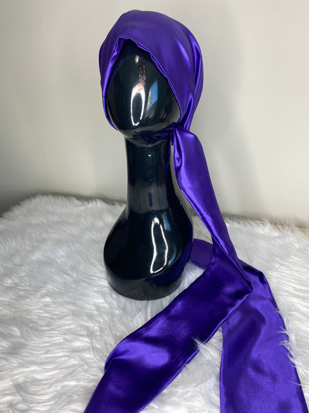 Purple Hooded Scarf