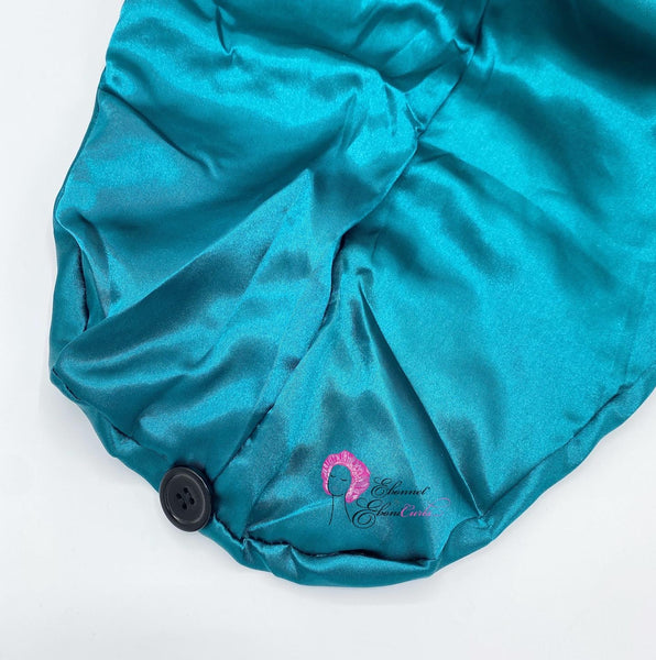 Teal Pocket Pin Up bonnet