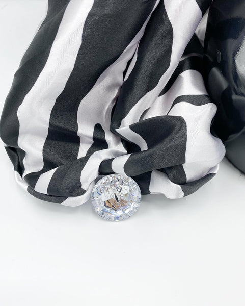 Zebra Pin Up Pocket Bonnet