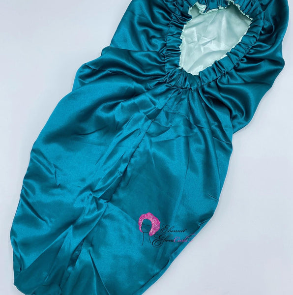 Teal Pocket Pin Up bonnet