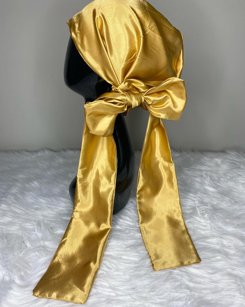 Solid Gold Hooded Scarf