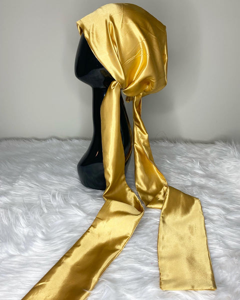 Solid Gold Hooded Scarf