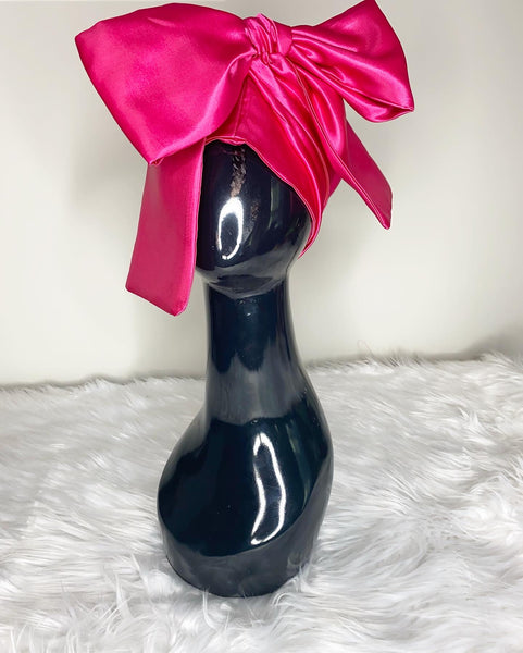 Hot Pink Hooded Scarf