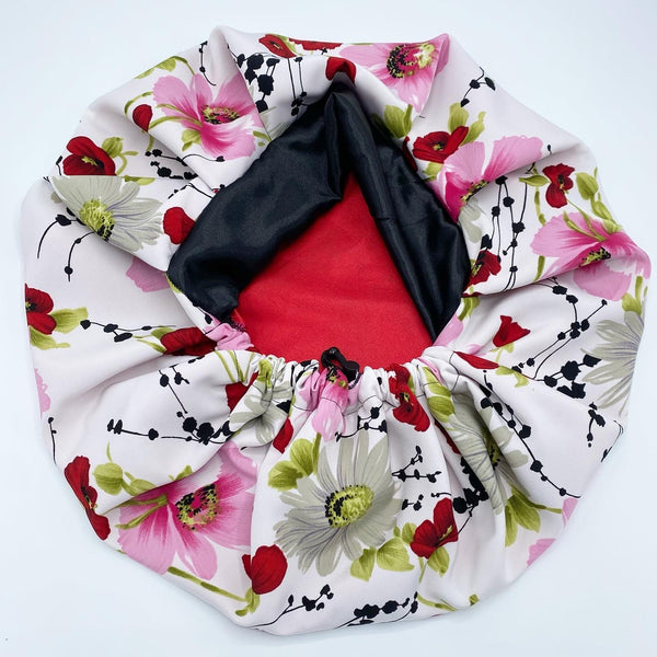 Red Blossom Bouffant