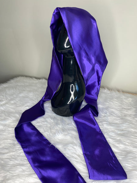 Purple Hooded Scarf