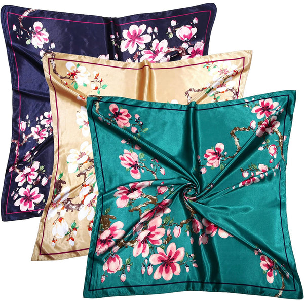 Cherry Blossom XL Square Scarves