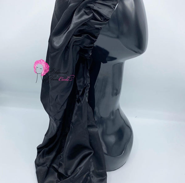 Black Pin Up Pocket Bonnet