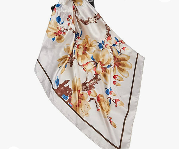 Cherry Blossom XL Square Scarves