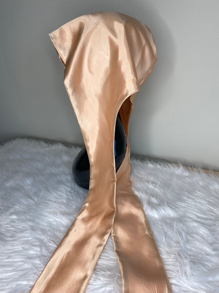 Peach Hooded Scarf