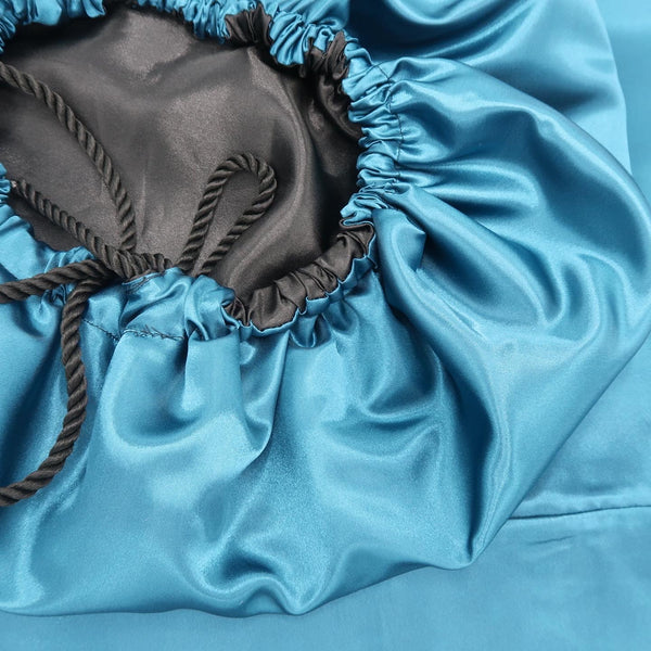 Teal Bonnet and Pillowcase Set