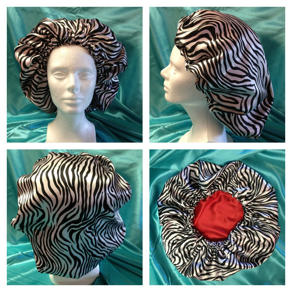 Zebra Dreams Small Print Ebonnet