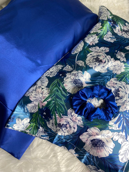 Blue Orchid Pillowcase Set