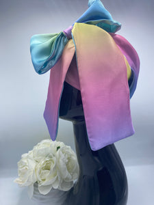 Ombré Paste Hooded Scarf
