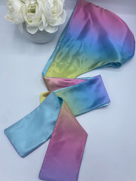 Ombré Paste Hooded Scarf