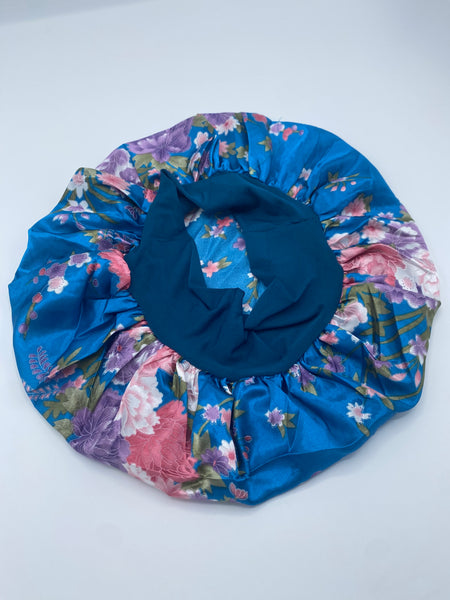 Teal Blue Headband bonnet