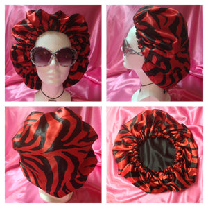 Candy Apple Red Zebra Large Stripes