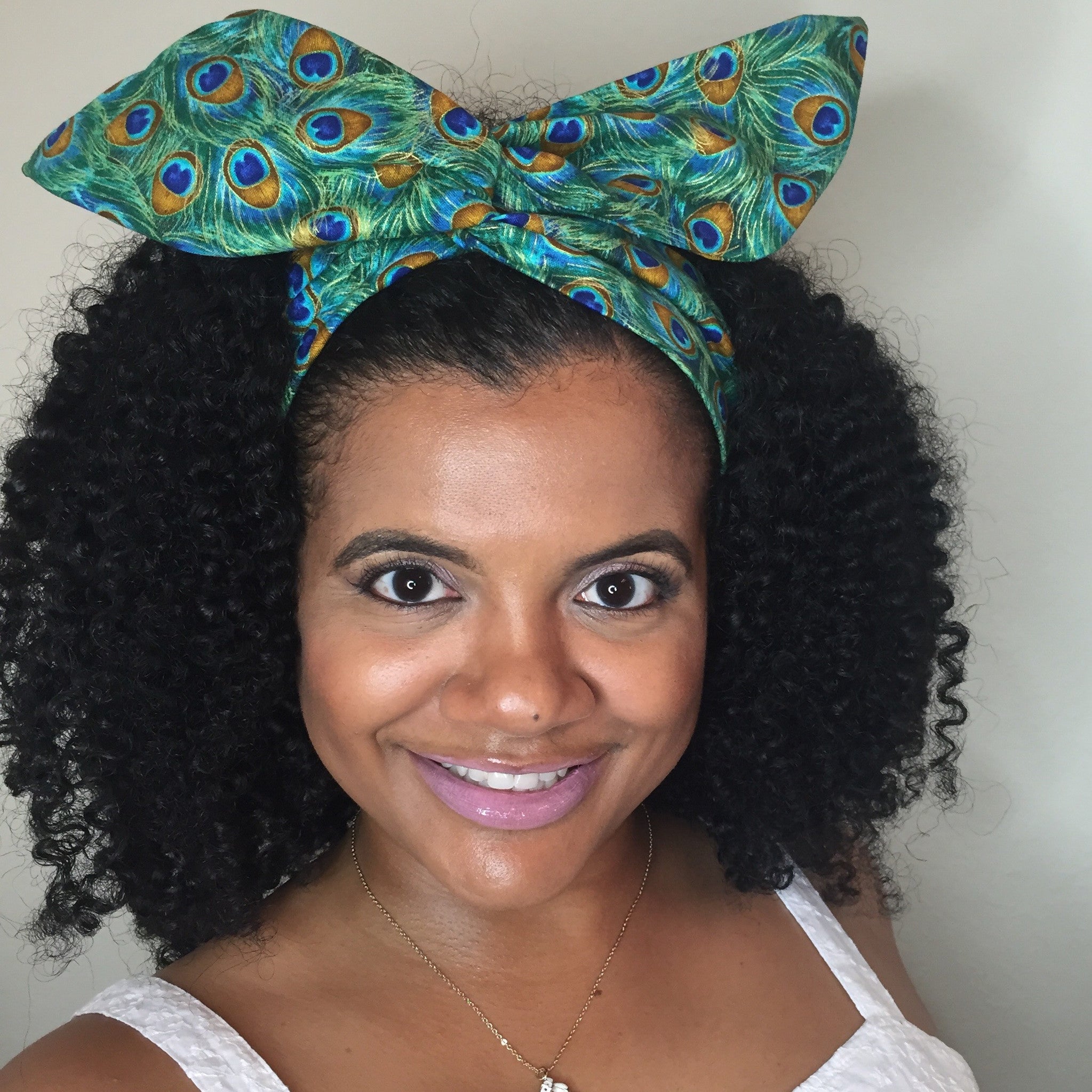 Peacock Hair Tie Ebonnet by EboniCurls