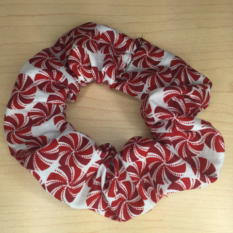 Holiday Peppermint scrunchie