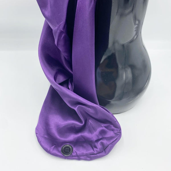 Purple Pin Up Pocket Bonnet