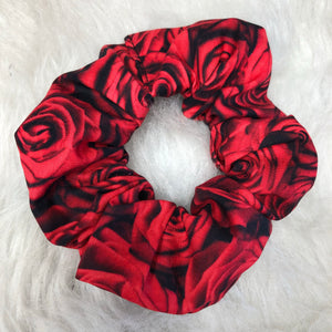 Red Rose Scrunchie
