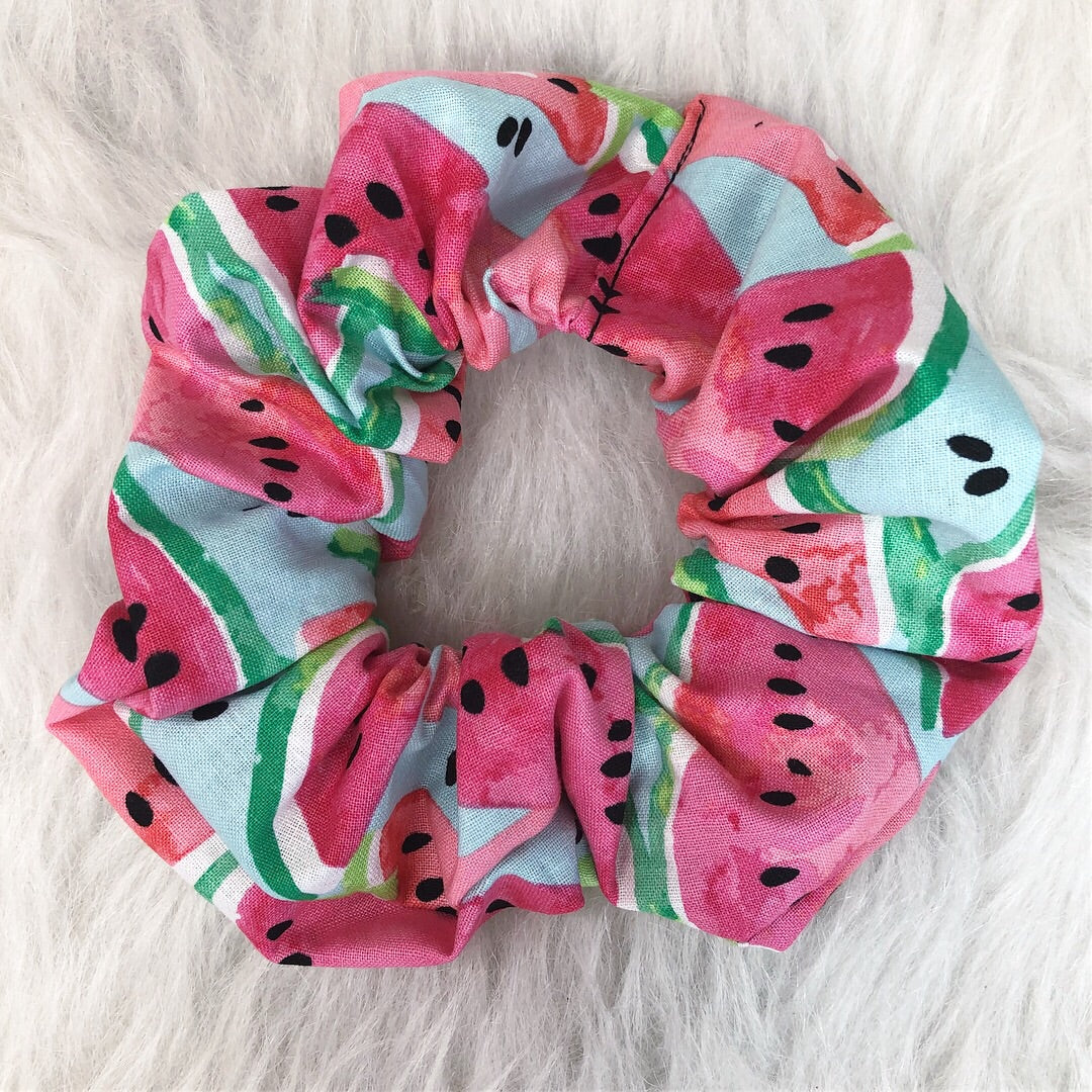 Watermelon scrunchie