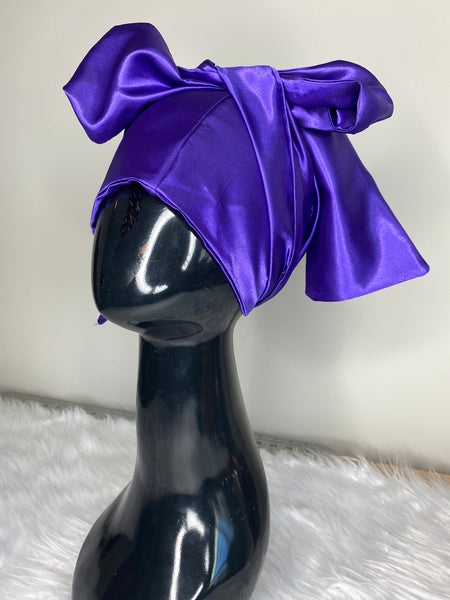 Purple Hooded Scarf