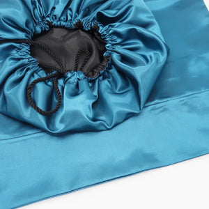 Teal Bonnet and Pillowcase Set