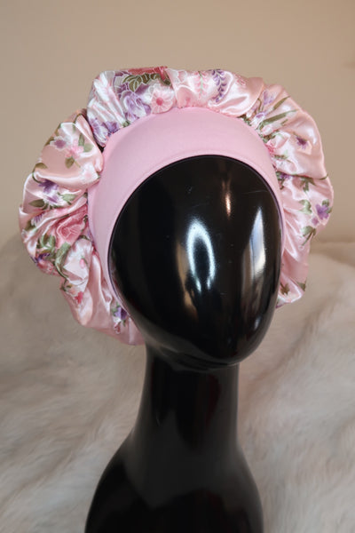 Soft Pink Headband Bonnet