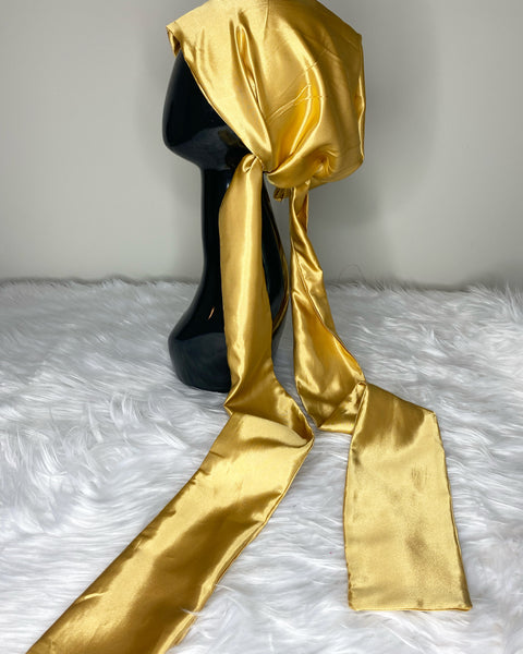 Solid Gold Hooded Scarf